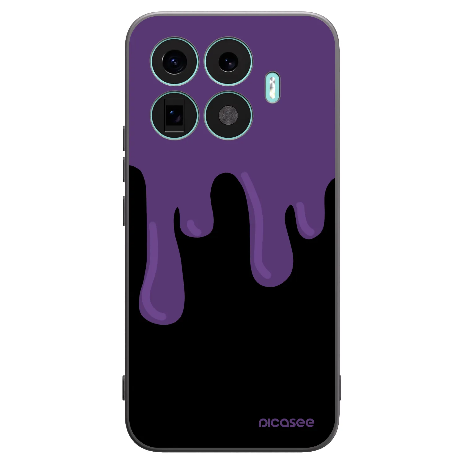 Picasee fekete szilikon tok az alábbi mobiltelefonokra Xiaomi 17T Pro - Purple spooky
