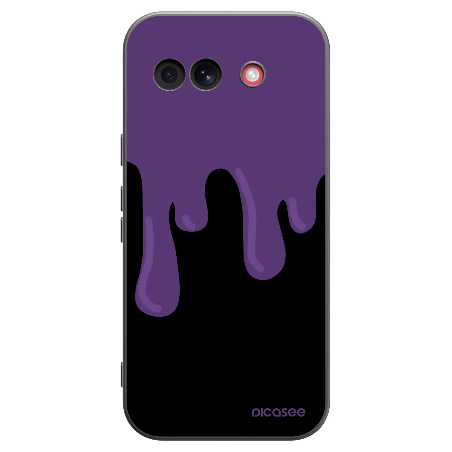 Picasee fekete szilikon tok az alábbi mobiltelefonokra Google Pixel 10a - Purple spooky