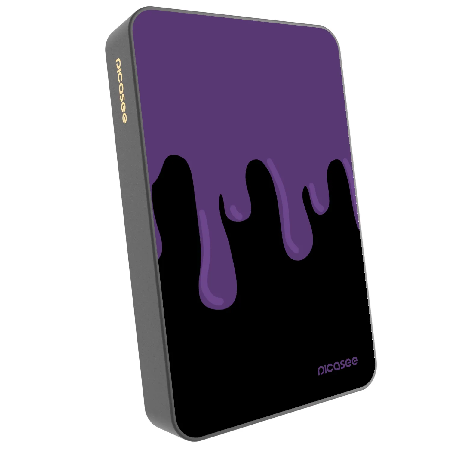 Picasee Powerbank MagSafe 10 000 mAh Szürke - Purple spooky