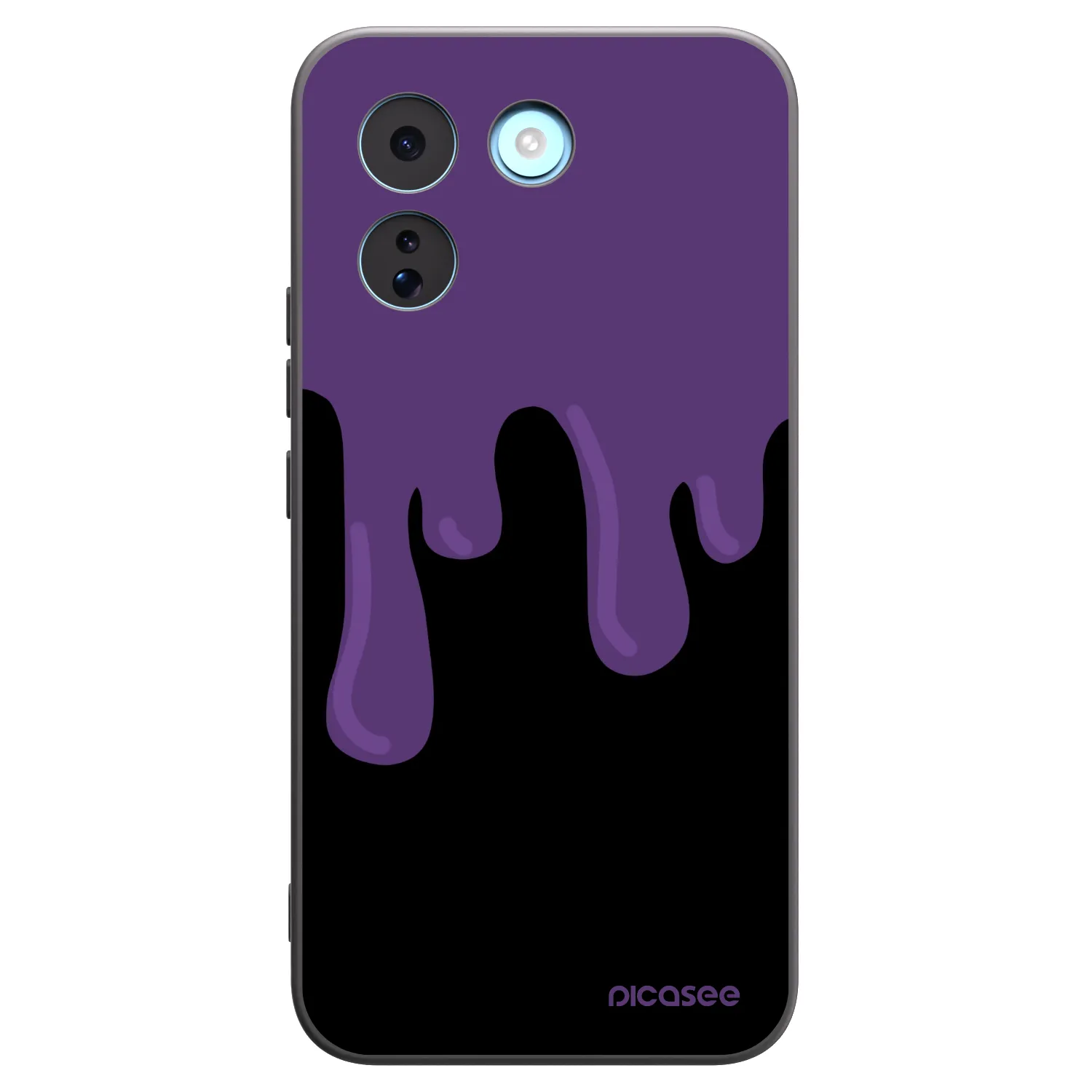 Picasee fekete szilikon tok az alábbi mobiltelefonokra Xiaomi Redmi Note 17 Pro MAX 5G - Purple spooky