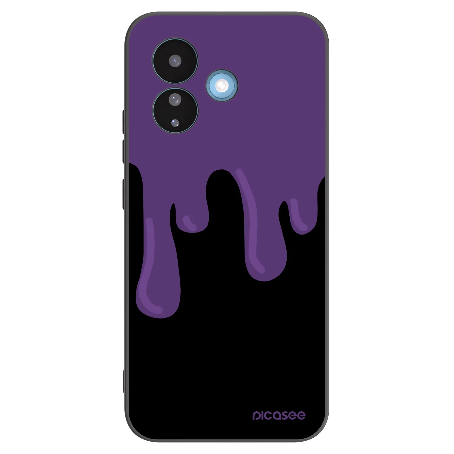 Picasee fekete szilikon tok az alábbi mobiltelefonokra Xiaomi Redmi Note 17 Pro 5G - Purple spooky