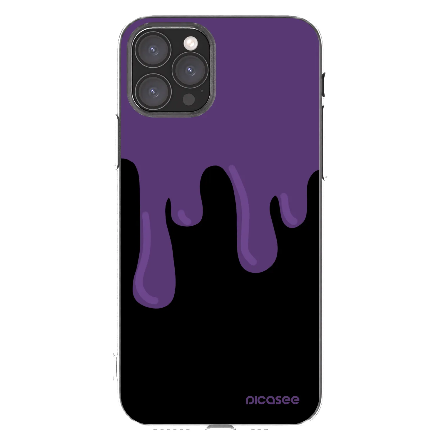 Picasee átlátszó szilikon tok az alábbi mobiltelefonokra Apple iPhone 11 Pro - Purple spooky
