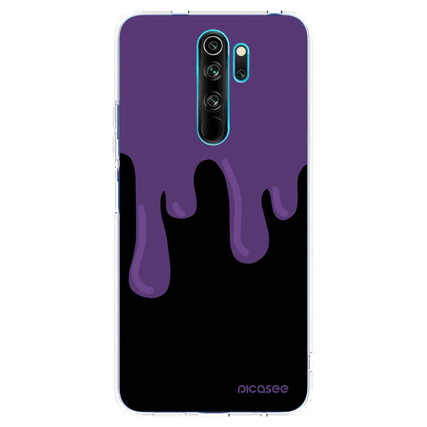 Picasee átlátszó szilikon tok az alábbi mobiltelefonokra Xiaomi Redmi Note 8 Pro - Purple spooky