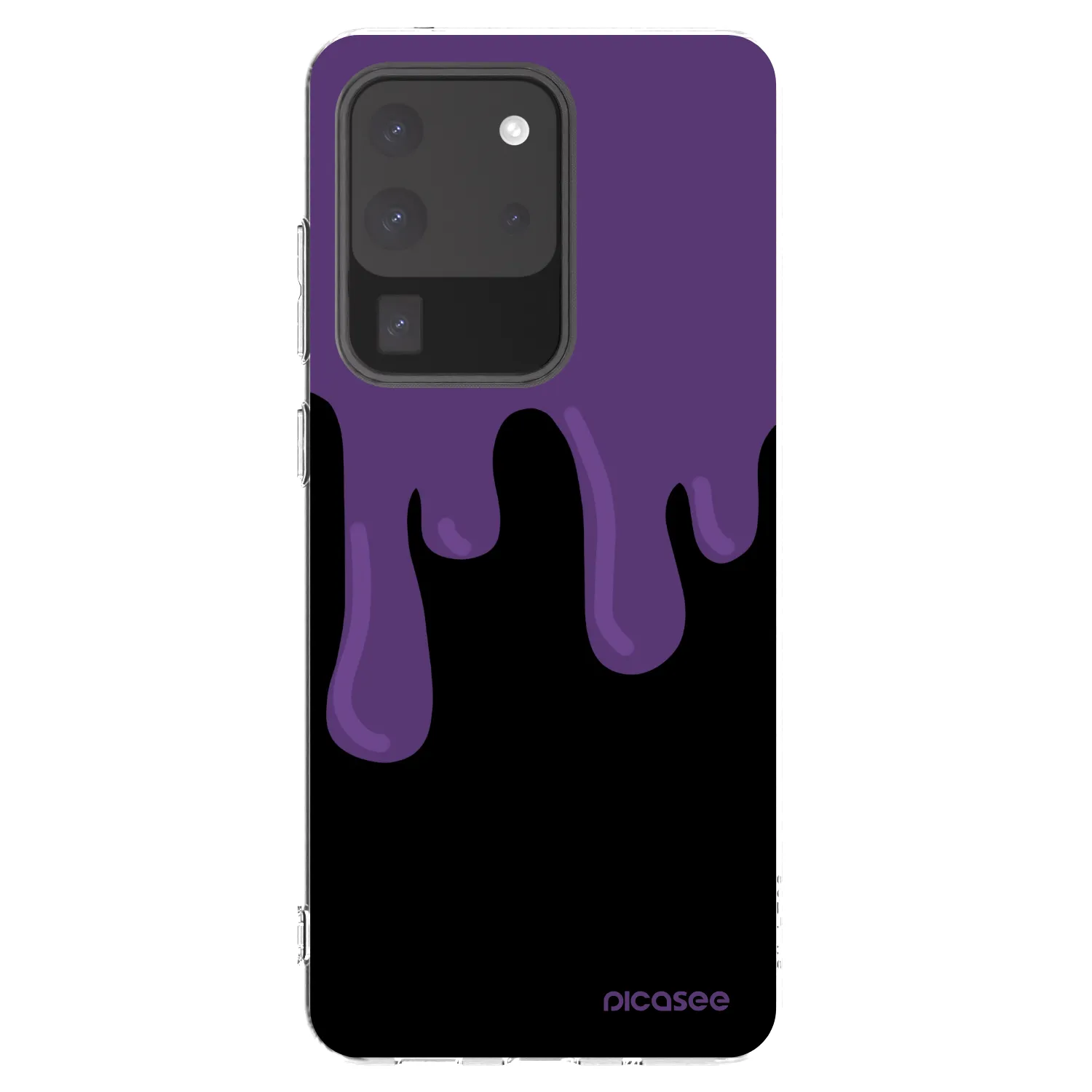 Picasee átlátszó szilikon tok az alábbi mobiltelefonokra Samsung Galaxy S20 Ultra 5G G988F - Purple spooky