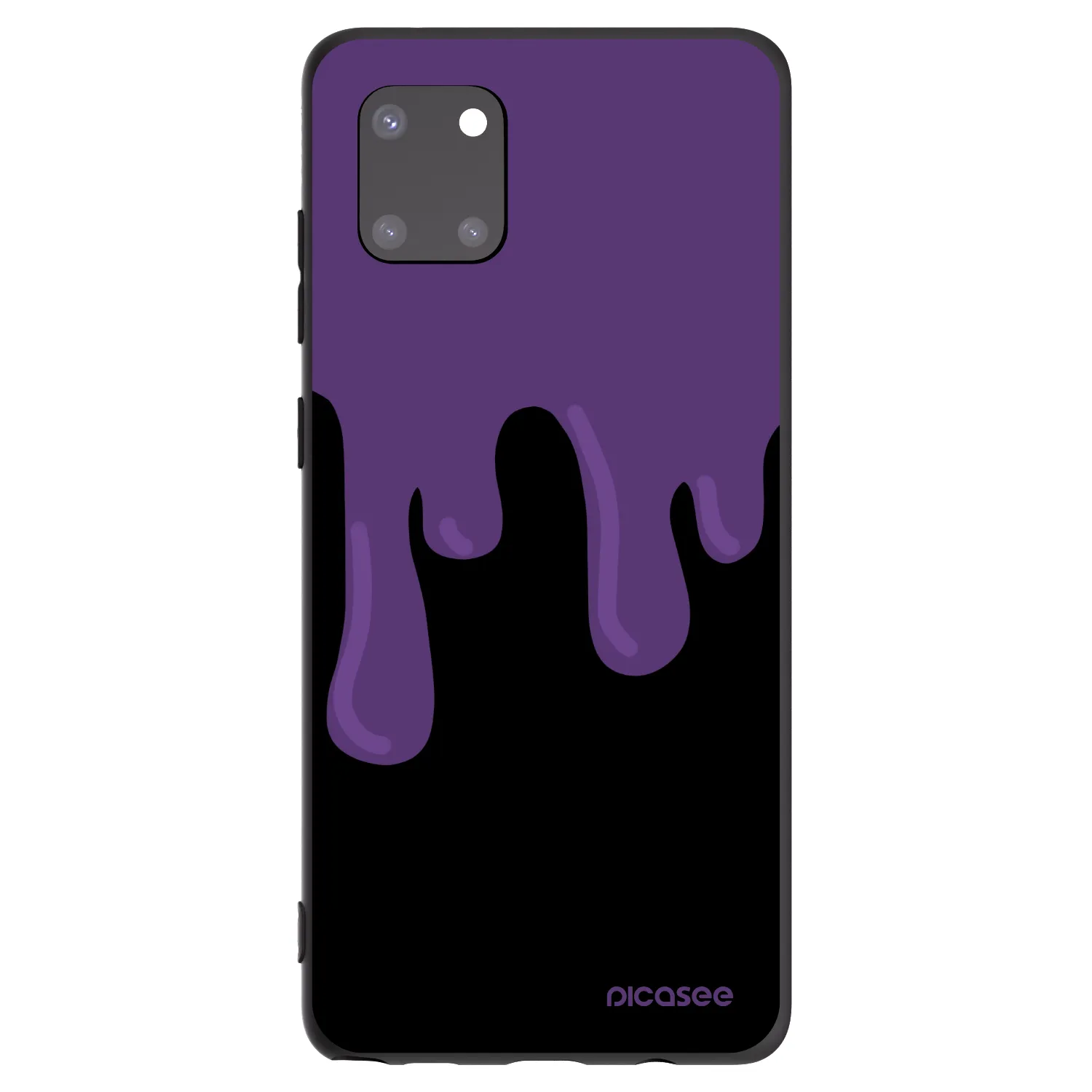 Picasee fekete szilikon tok az alábbi mobiltelefonokra Samsung Galaxy Note 10 Lite N770F - Purple spooky
