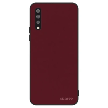 Szilikon tok erre a típusra Samsung Galaxy A70 A705F - Burgundy red