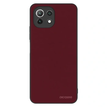 Szilikon tok erre a típusra Xiaomi Mi 11 Lite - Burgundy red