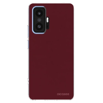 Picasee átlátszó szilikon tok az alábbi mobiltelefonokra Xiaomi 11T Pro - Burgundy red