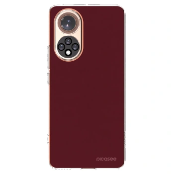 Picasee átlátszó szilikon tok az alábbi mobiltelefonokra Honor 50 5G - Burgundy red