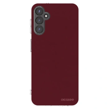 Picasee átlátszó szilikon tok az alábbi mobiltelefonokra Samsung Galaxy A14 5G A146P - Burgundy red