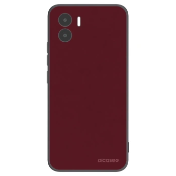 Picasee fekete szilikon tok az alábbi mobiltelefonokra Xiaomi Redmi A2 - Burgundy red
