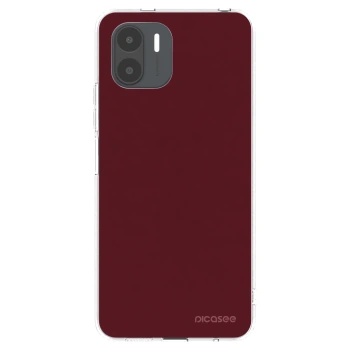 Picasee átlátszó szilikon tok az alábbi mobiltelefonokra Xiaomi Redmi A2 - Burgundy red