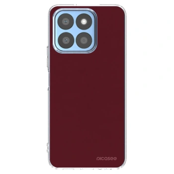 Picasee átlátszó szilikon tok az alábbi mobiltelefonokra Honor X8b - Burgundy red