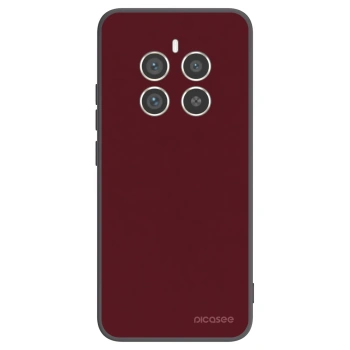Picasee fekete szilikon tok az alábbi mobiltelefonokra Realme 12 Pro 5G - Burgundy red