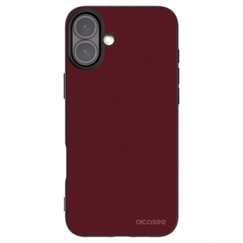 Picasee fekete szilikon tok az alábbi mobiltelefonokra Apple iPhone 16 Plus - Burgundy red