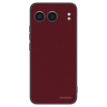 Picasee fekete szilikon tok az alábbi mobiltelefonokra OnePlus Nord 4 - Burgundy red