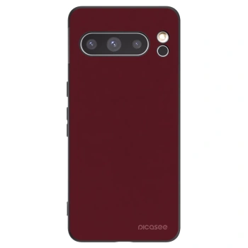 Picasee fekete szilikon tok az alábbi mobiltelefonokra Google Pixel 8 Pro - Burgundy red