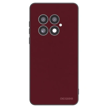 Picasee fekete szilikon tok az alábbi mobiltelefonokra OnePlus 13 5G - Burgundy red