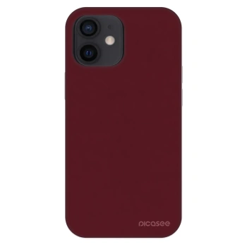 Szilikon tok erre a típusra Apple iPhone 12 mini - Burgundy red