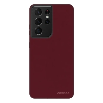 Szilikon tok erre a típusra Samsung Galaxy S21 Ultra 5G G998B - Burgundy red