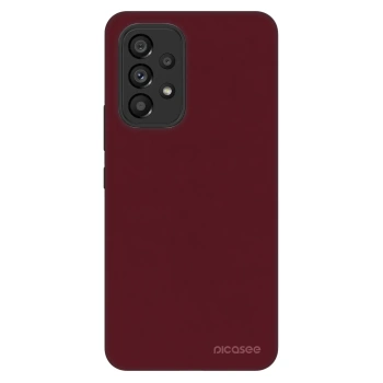Szilikon tok erre a típusra Samsung Galaxy A53 5G A536 - Burgundy red
