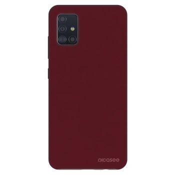 Szilikon tok erre a típusra Samsung Galaxy A51 A515F - Burgundy red