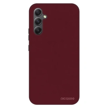 Szilikon tok erre a típusra Samsung Galaxy A34 5G A346B - Burgundy red