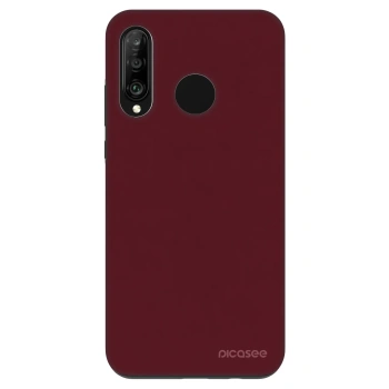 Szilikon tok erre a típusra Huawei P30 Lite - Burgundy red