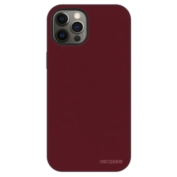 Szilikon tok erre a típusra Apple iPhone 12 Pro - Burgundy red