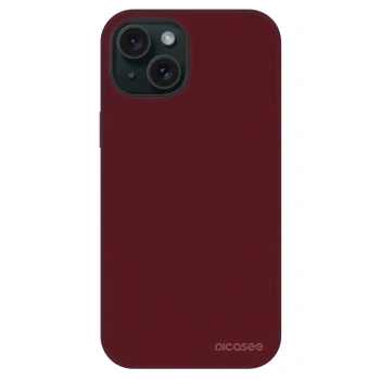 Szilikon tok erre a típusra Apple iPhone 15 - Burgundy red