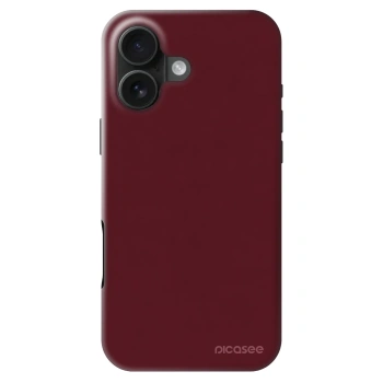 Szilikon tok erre a típusra Apple iPhone 16 - Burgundy red