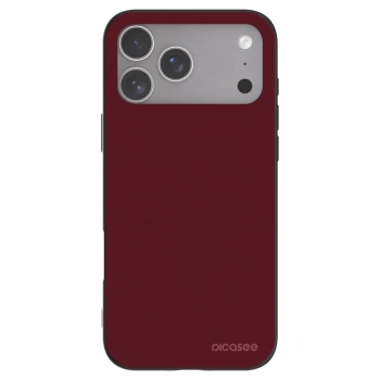 Picasee fekete szilikon tok az alábbi mobiltelefonokra Apple iPhone 18 Pro Max - Burgundy red