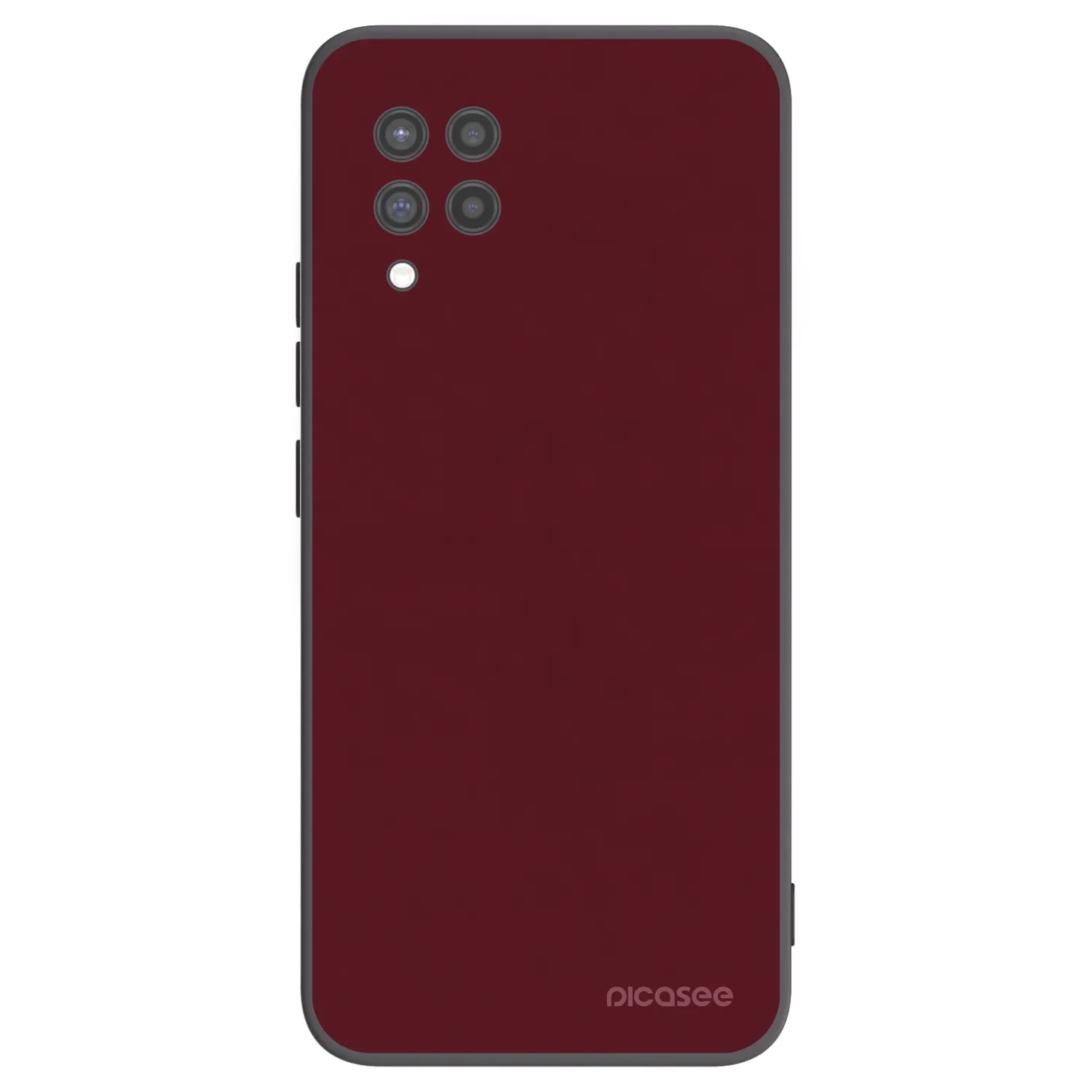 Picasee fekete szilikon tok az alábbi mobiltelefonokra Samsung Galaxy A42 A426B - Burgundy red