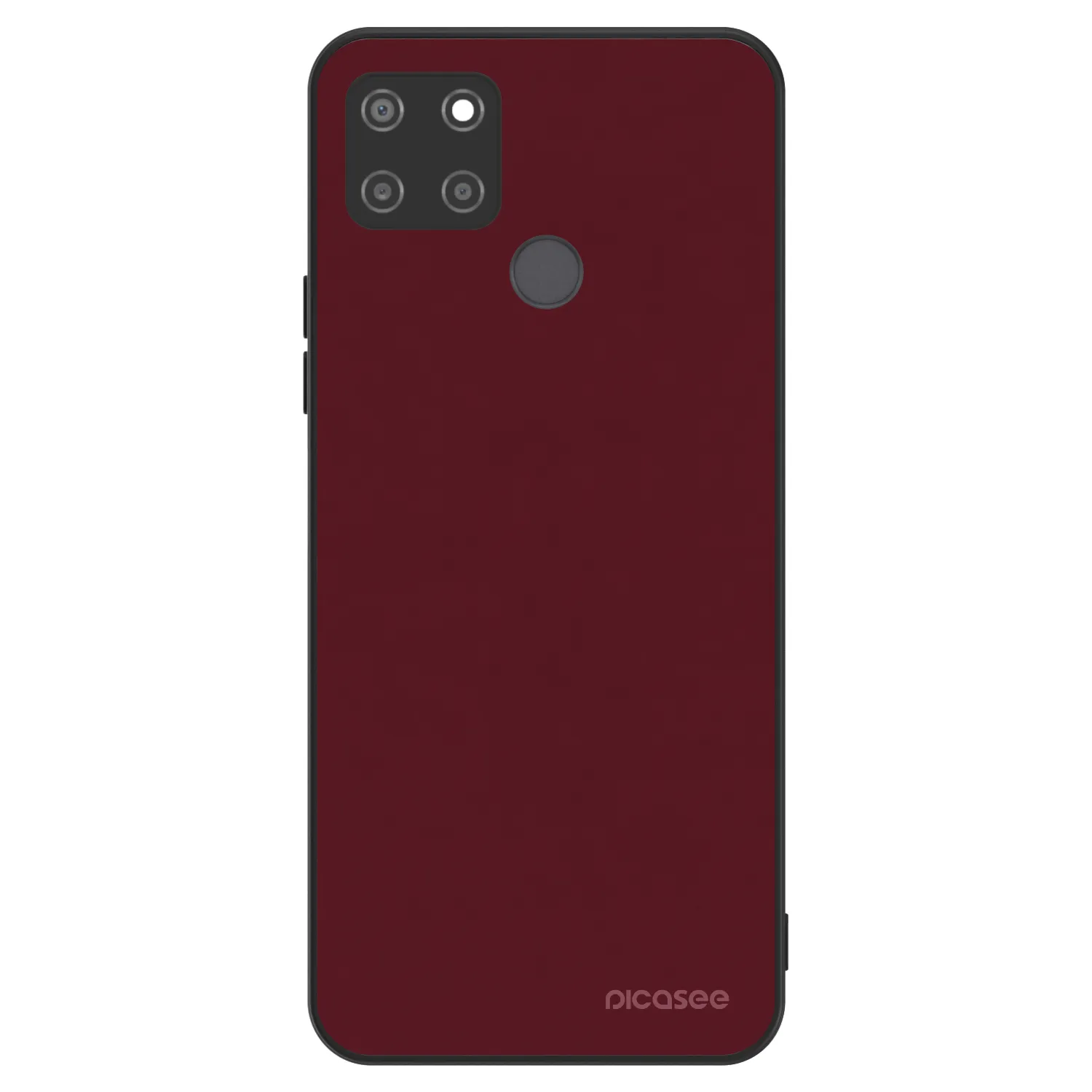 Picasee ULTIMATE CASE Realme C21Y - készülékre - Burgundy red