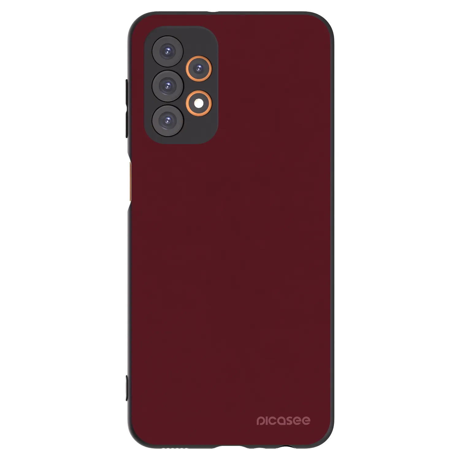 Picasee fekete szilikon tok az alábbi mobiltelefonokra Samsung Galaxy A23 A235F 4G - Burgundy red