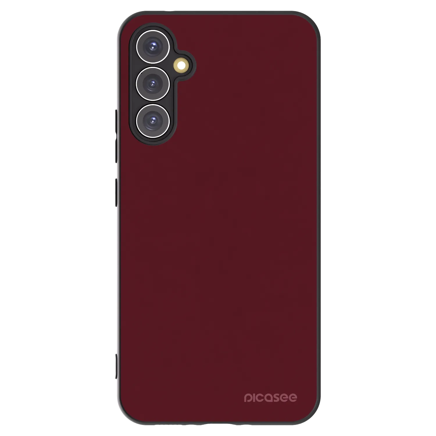 Picasee fekete szilikon tok az alábbi mobiltelefonokra Samsung Galaxy A34 5G A346B - Burgundy red