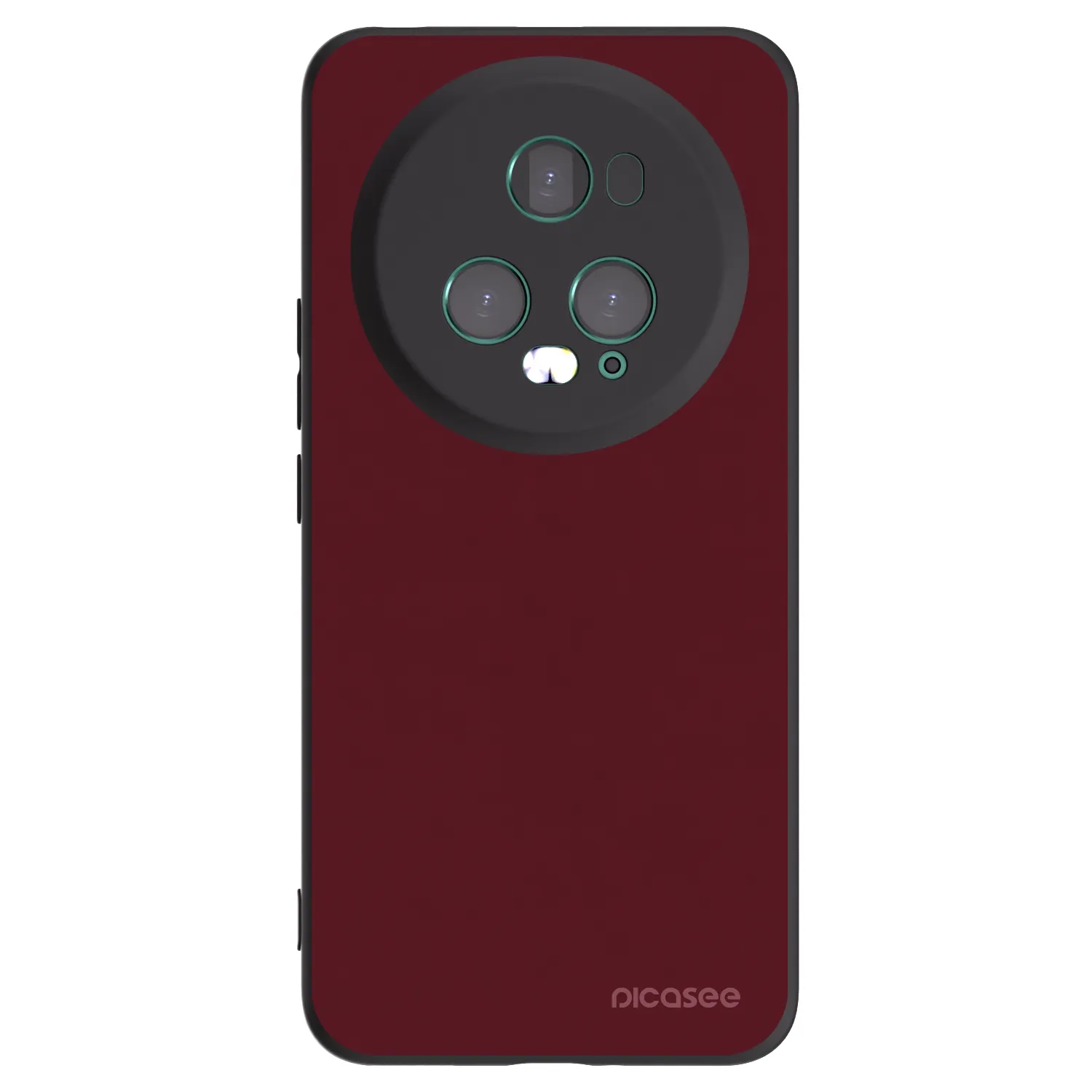 Picasee fekete szilikon tok az alábbi mobiltelefonokra Honor Magic5 Pro - Burgundy red