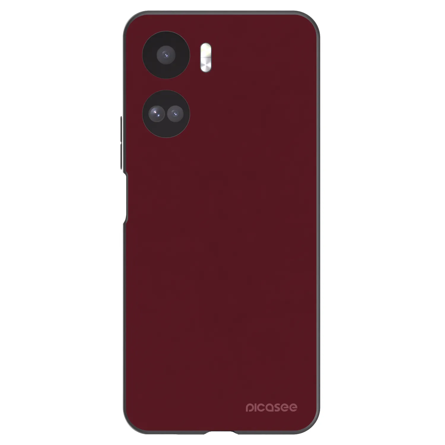 Picasee fekete szilikon tok az alábbi mobiltelefonokra Honor 90 Lite 5G - Burgundy red