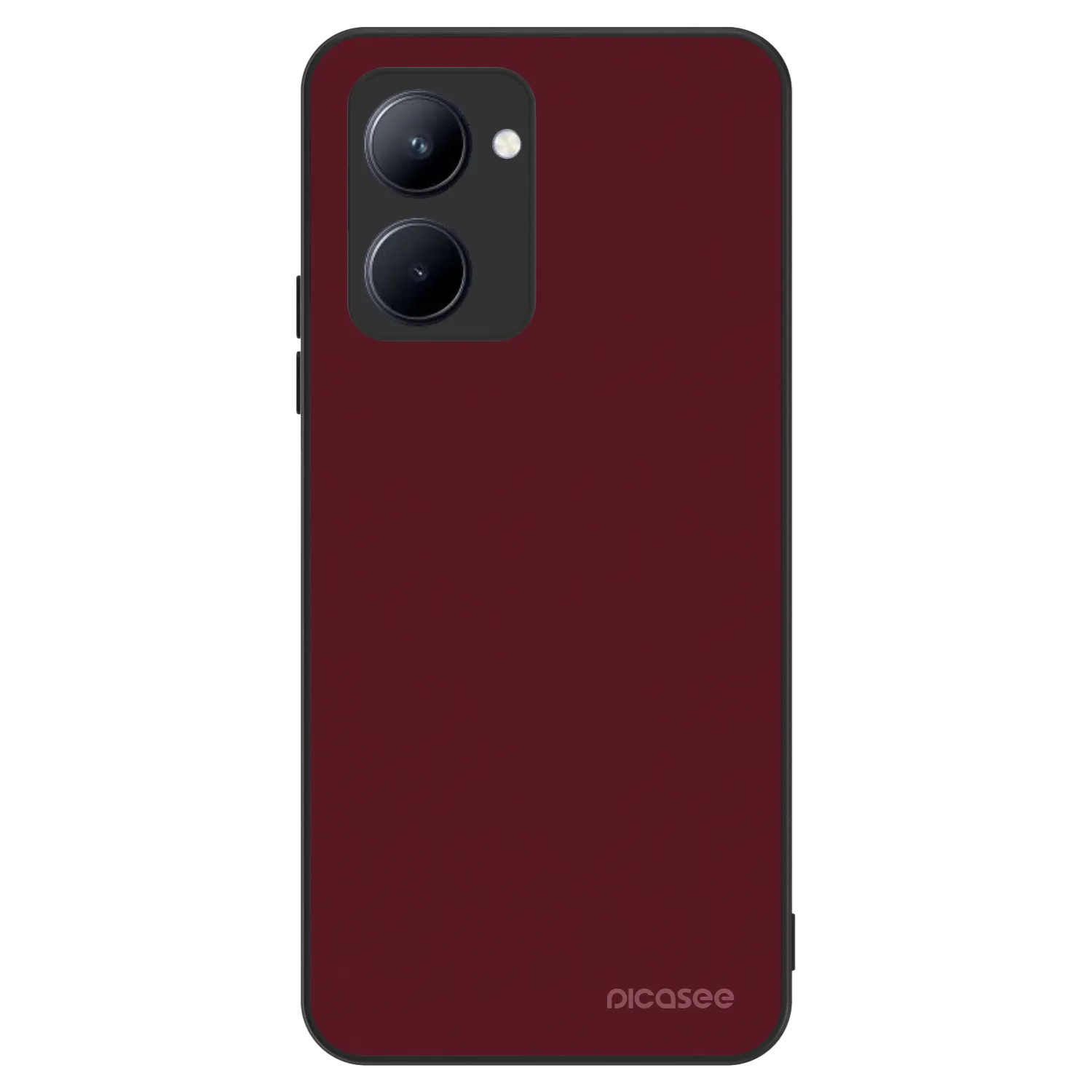 Picasee ULTIMATE CASE Realme C33 (2023) - készülékre - Burgundy red