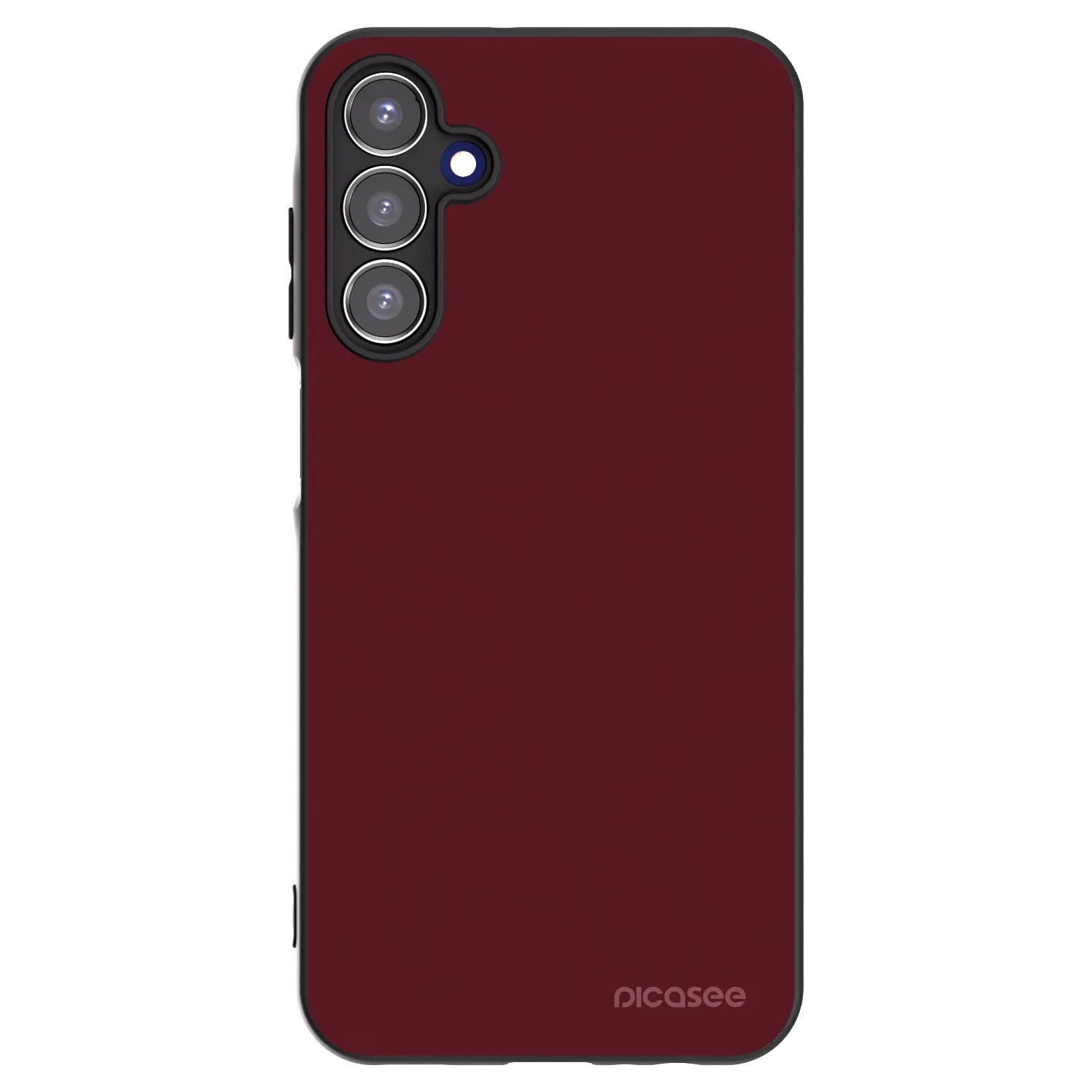 Picasee fekete szilikon tok az alábbi mobiltelefonokra Samsung Galaxy A15 A156B 5G - Burgundy red