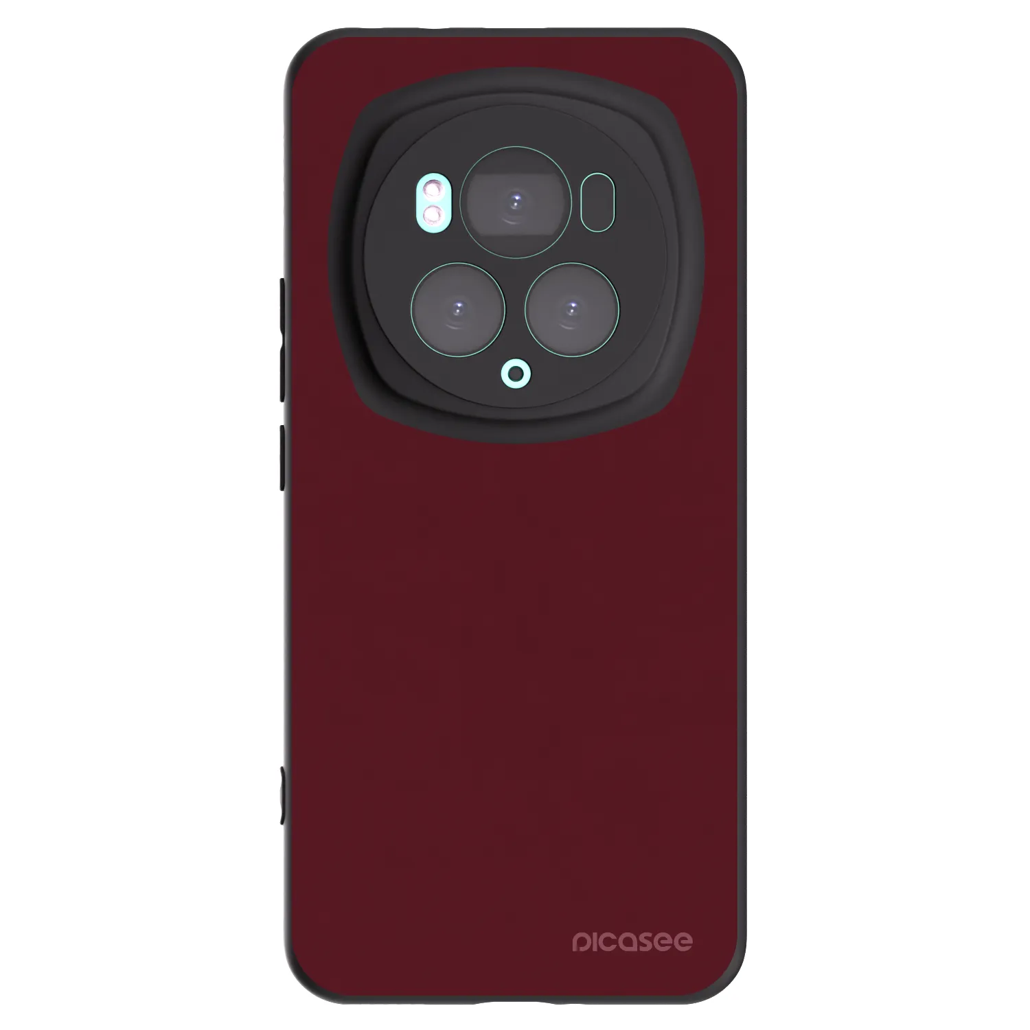 Picasee fekete szilikon tok az alábbi mobiltelefonokra Honor Magic6 Pro - Burgundy red