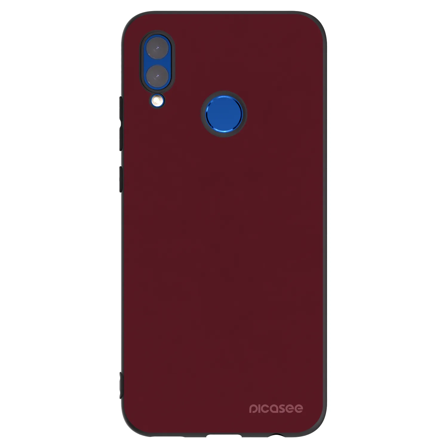 Picasee fekete szilikon tok az alábbi mobiltelefonokra Huawei P Smart 2019 - Burgundy red