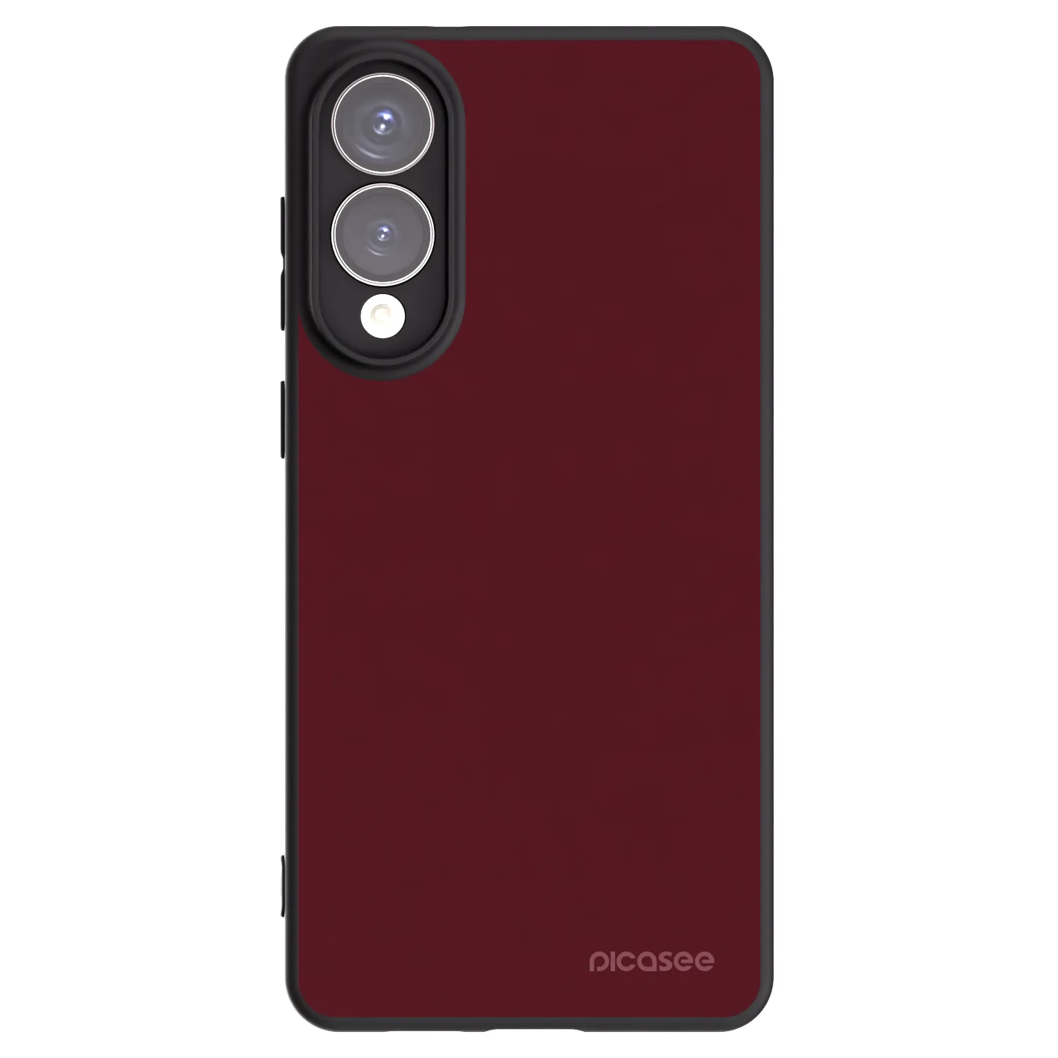 Picasee fekete szilikon tok az alábbi mobiltelefonokra Samsung Galaxy S25 Edge 5G - Burgundy red