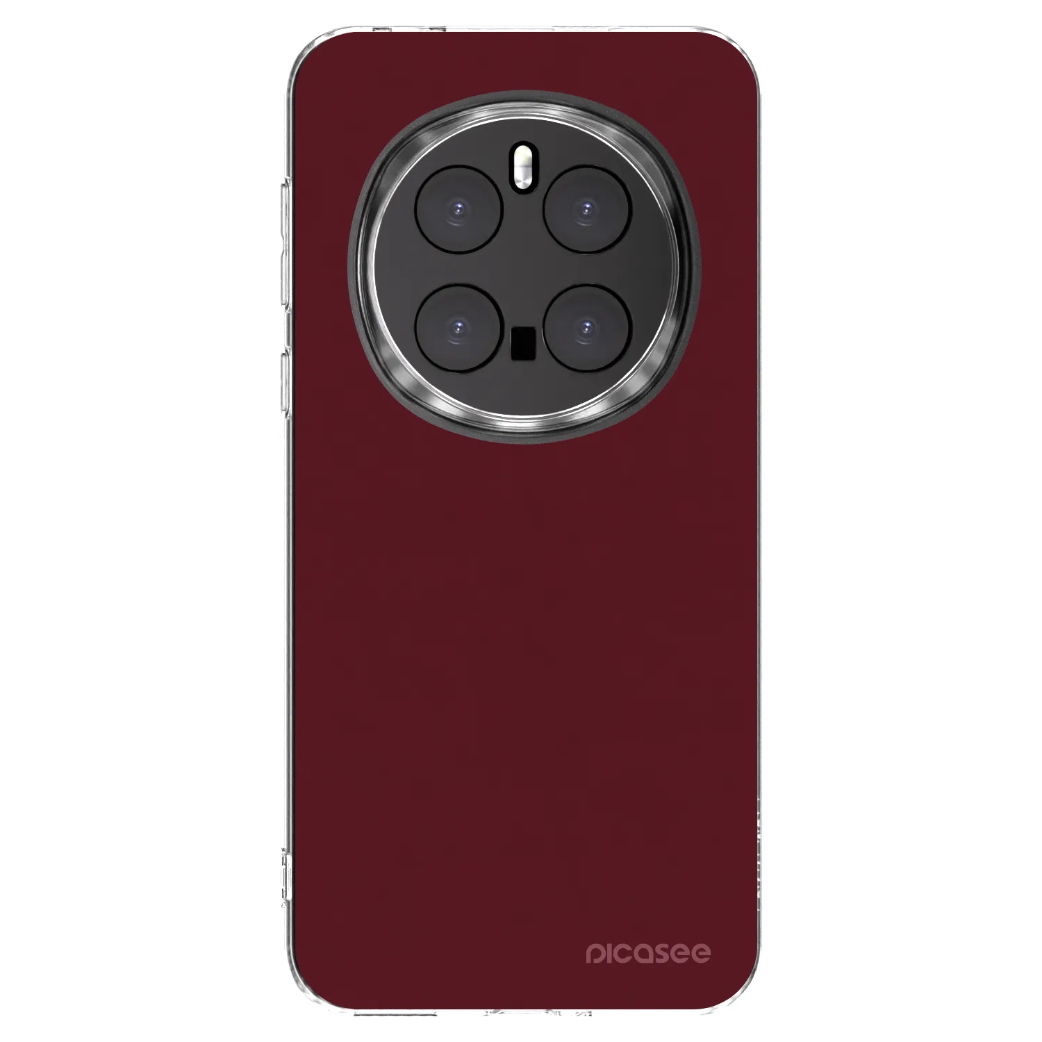 Picasee átlátszó szilikon tok az alábbi mobiltelefonokra Honor Magic7 Pro 5G - Burgundy red