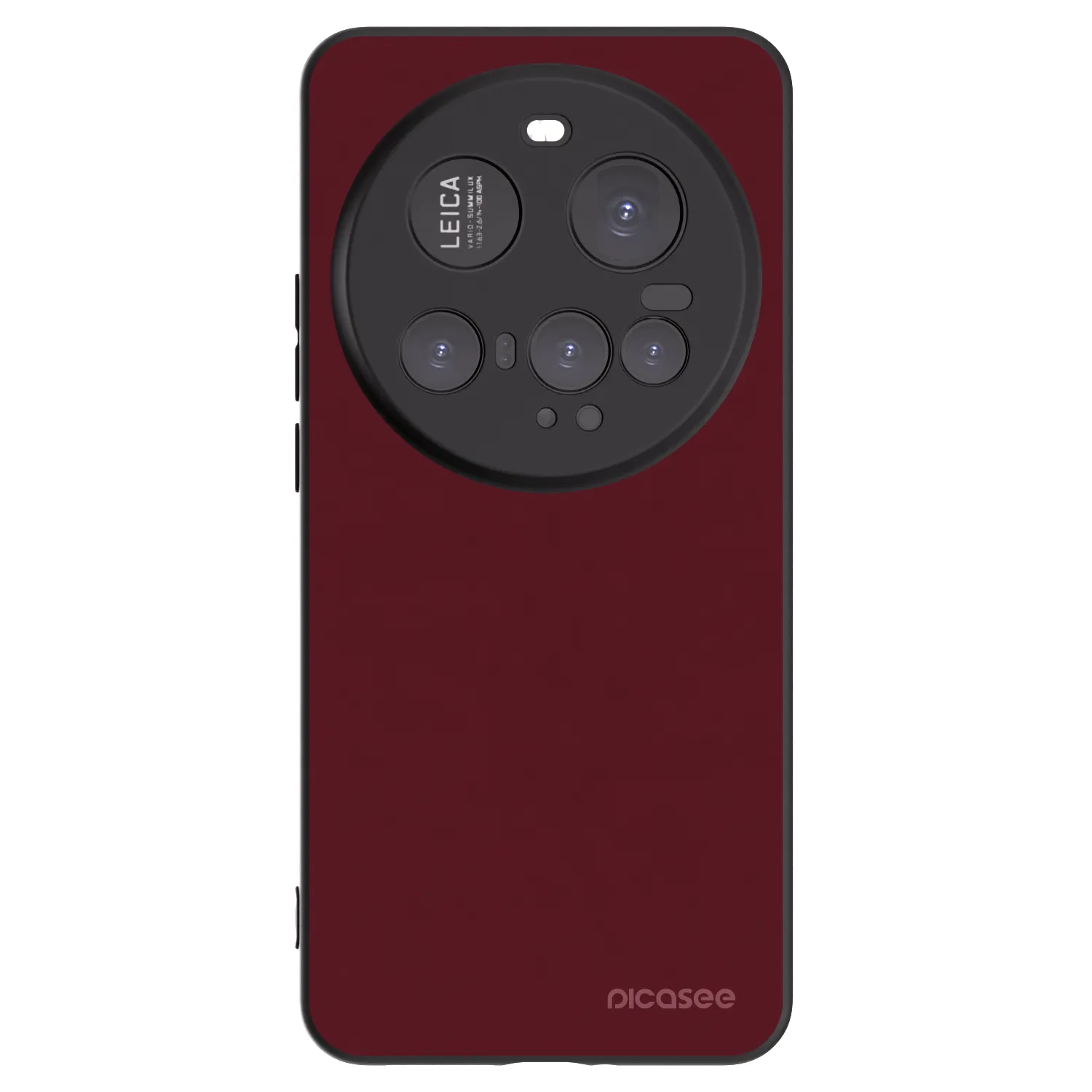 Picasee fekete szilikon tok az alábbi mobiltelefonokra Xiaomi 15 Ultra - Burgundy red