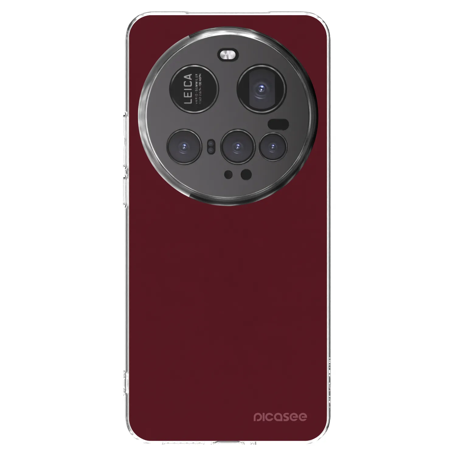 Picasee átlátszó szilikon tok az alábbi mobiltelefonokra Xiaomi 15 Ultra - Burgundy red