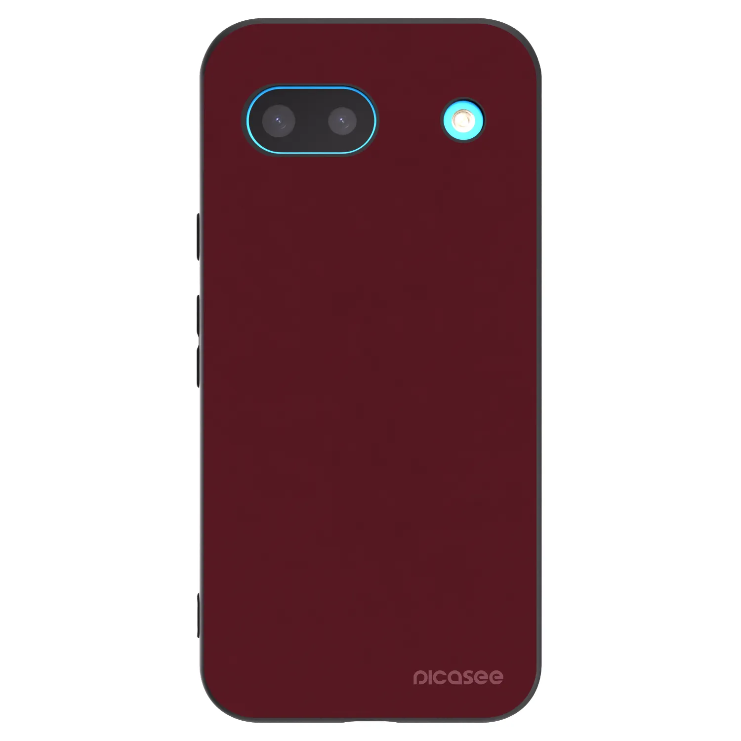 Picasee fekete szilikon tok az alábbi mobiltelefonokra Google Pixel 8 - Burgundy red
