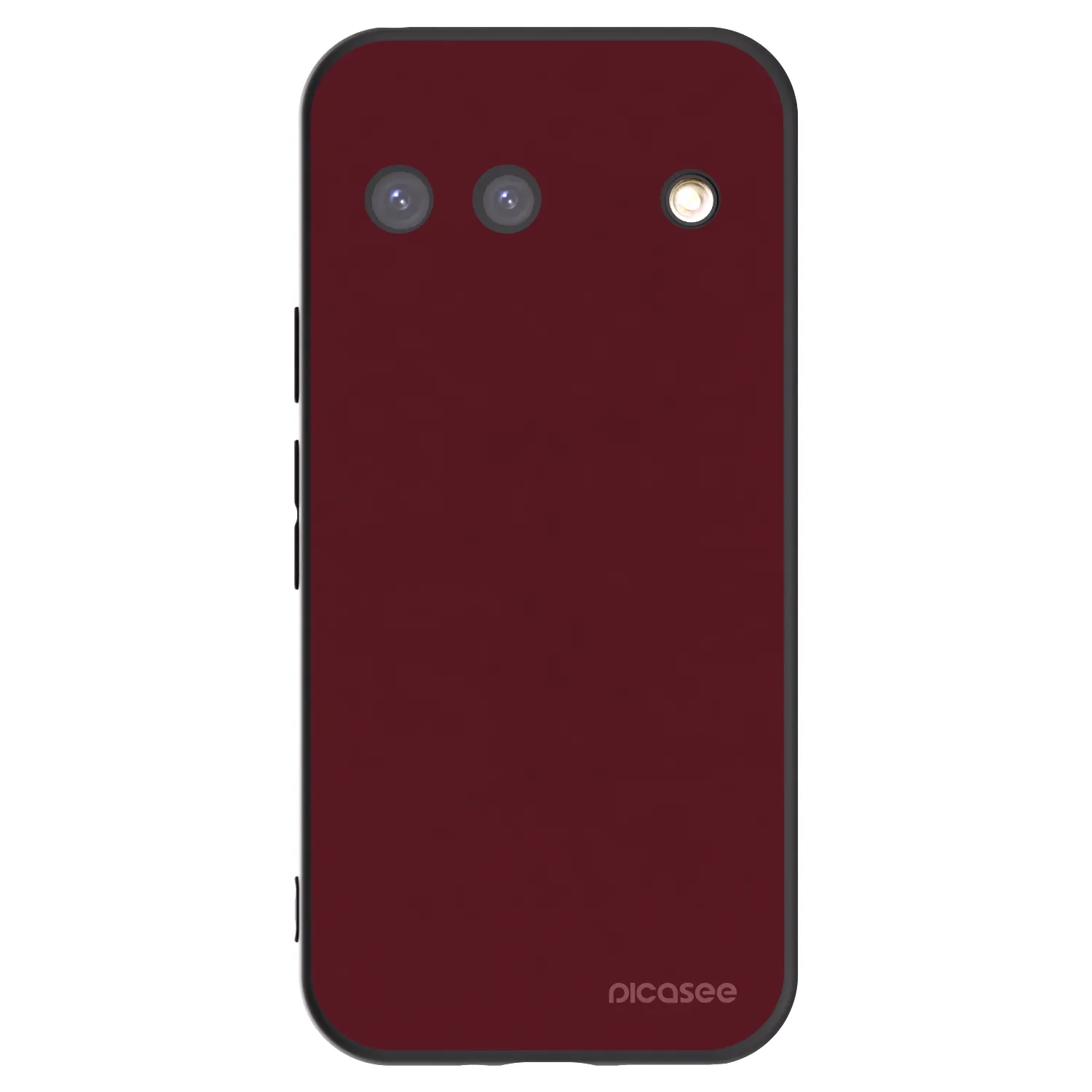 Picasee fekete szilikon tok az alábbi mobiltelefonokra Google Pixel 9 - Burgundy red