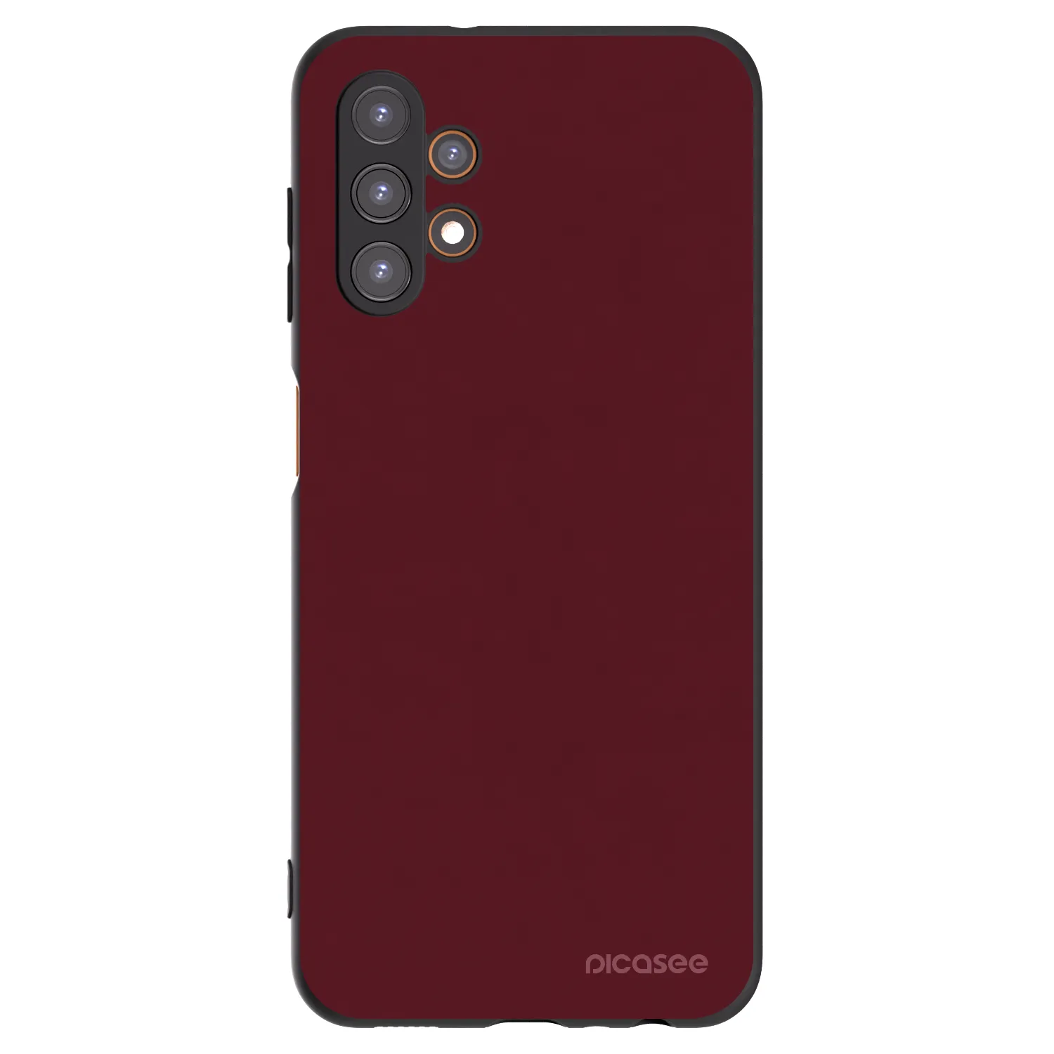 Picasee fekete szilikon tok az alábbi mobiltelefonokra Samsung Galaxy A13 5G - Burgundy red