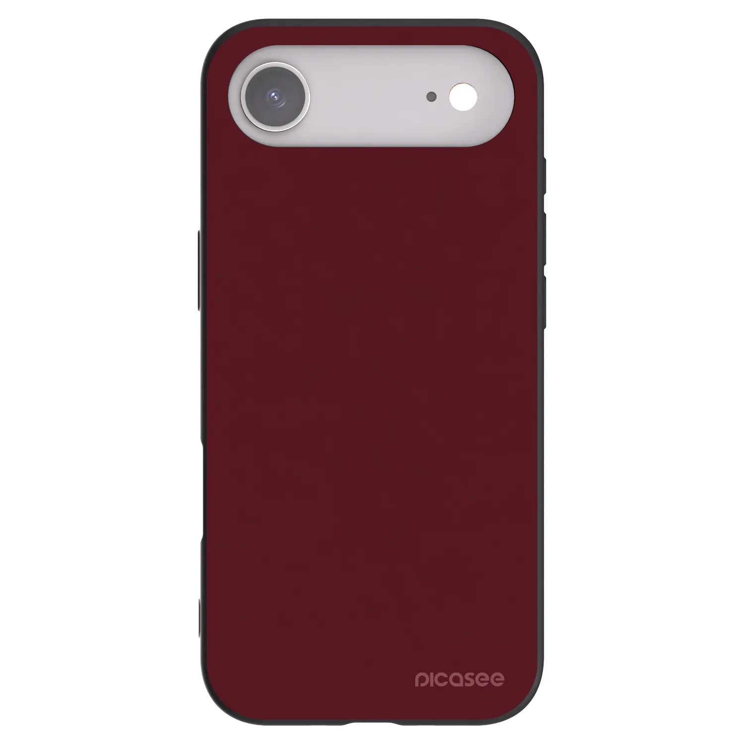 Picasee fekete szilikon tok az alábbi mobiltelefonokra Apple iPhone Air - Burgundy red